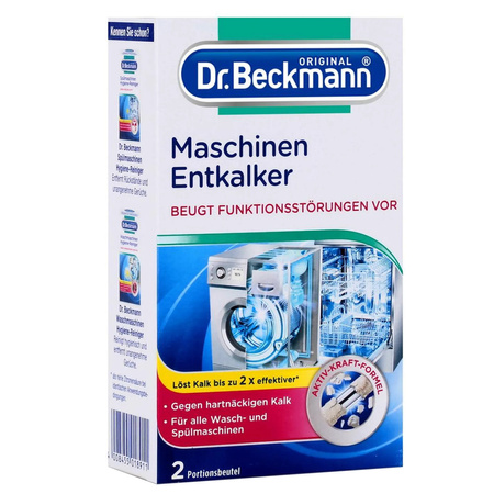 DR. BECKMANN Odkamieniacz do pralek i zmywarki 2 x 50 g