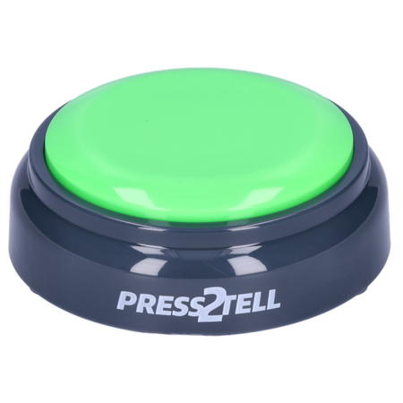 Press-2-Tell record talking button green
