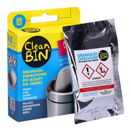 Sedan CLEAN BIN  - granulki zapachowe do koszy na śmieci