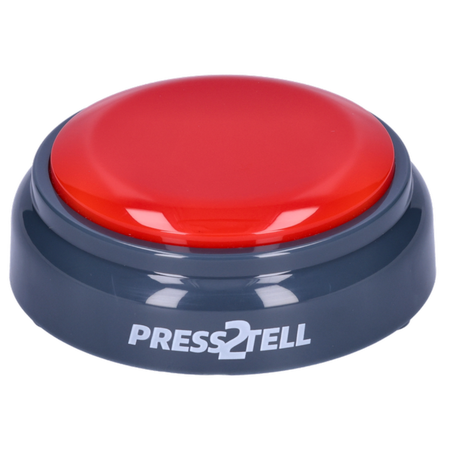 Press-2-Tell record talking button red