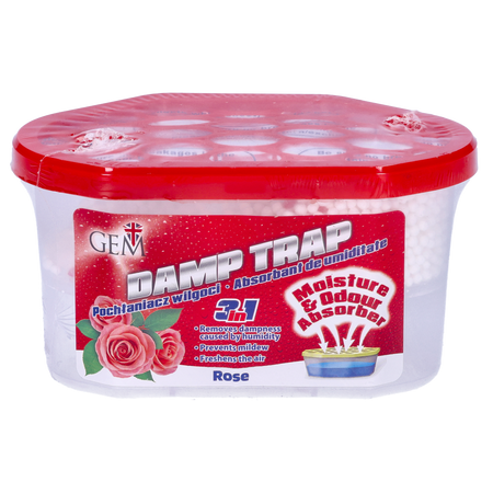 GEM Pochłaniacz wilgoci 400ml (190g) róża