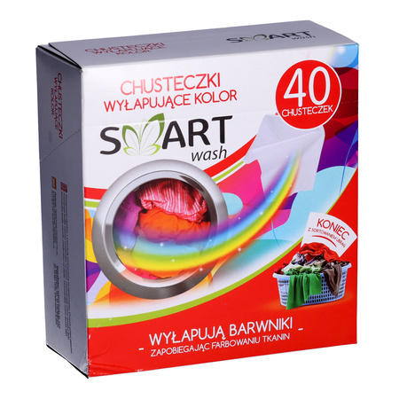 Chusteczki wyłapujące kolor Smart Wash 40 szt.