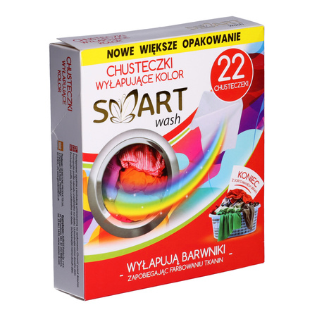 Chusteczki wyłapujące kolor Smart Wash 22 szt.