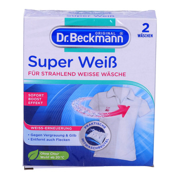 DR BECKMANN Saszetki wybielające do ubrań 2x40g