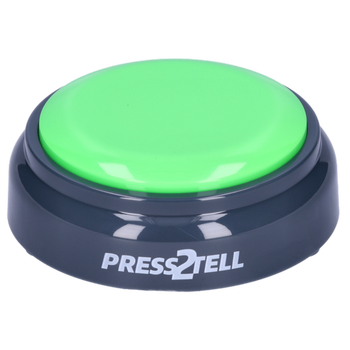 Press-2-Tell record talking button green