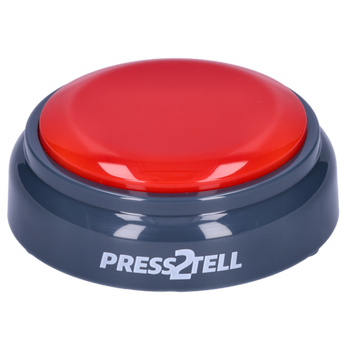 Press-2-Tell record talking button red
